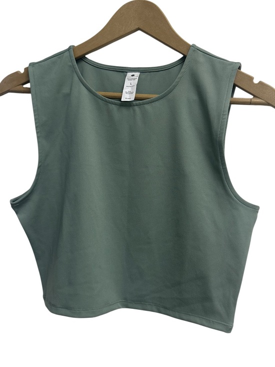 Yogalicious Tops - Yogalicious | Pure Cloud Nicky Muscle Tank Sage Green Cropped Workout Top Size L